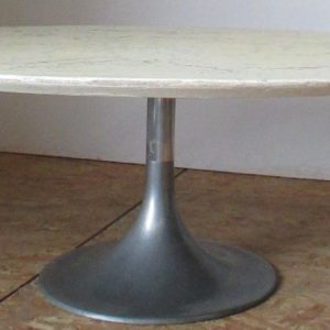 Coffee Table synthétic marble top 70's 112