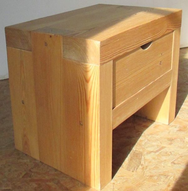 Pinewood Bedside table 119 – Image 2